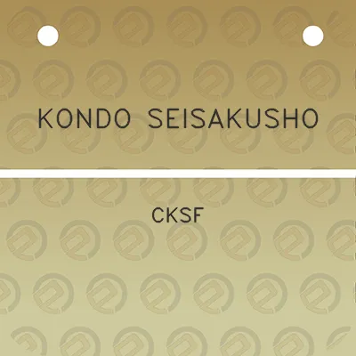 kondo-seisakusho-cksf