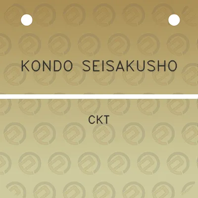 kondo-seisakusho-ckt