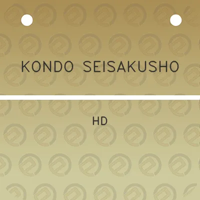 kondo-seisakusho-hd