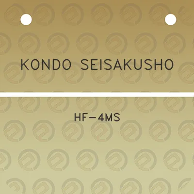 kondo-seisakusho-hf-4ms