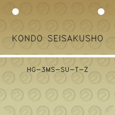 kondo-seisakusho-hg-3ms-su-t-z