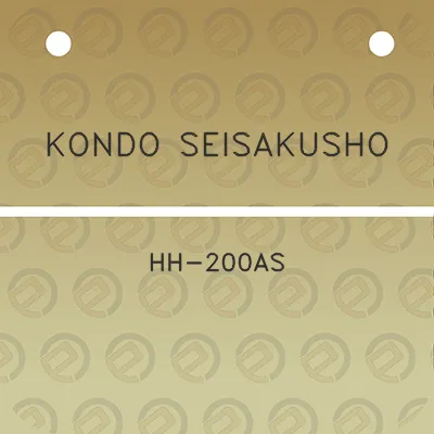 kondo-seisakusho-hh-200as