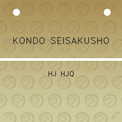 kondo-seisakusho-hj-hjq