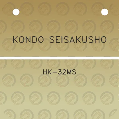 kondo-seisakusho-hk-32ms