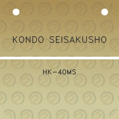 kondo-seisakusho-hk-40ms