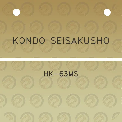 kondo-seisakusho-hk-63ms