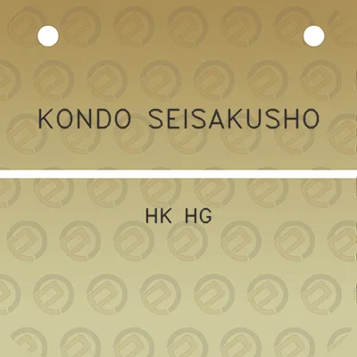 kondo-seisakusho-hk-hg