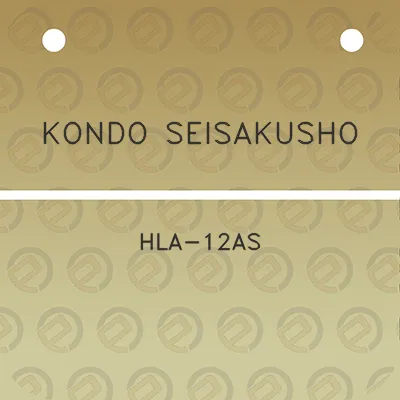 kondo-seisakusho-hla-12as