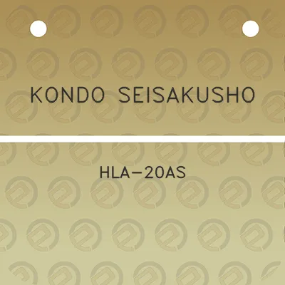 kondo-seisakusho-hla-20as