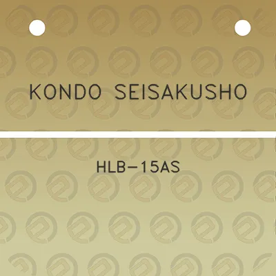 kondo-seisakusho-hlb-15as