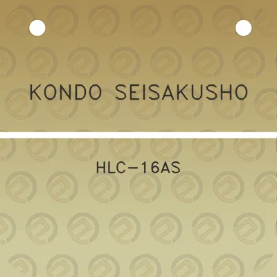 kondo-seisakusho-hlc-16as