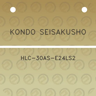 kondo-seisakusho-hlc-30as-e24ls2