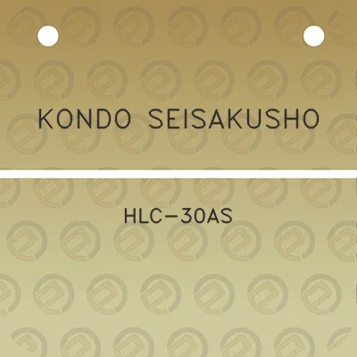 kondo-seisakusho-hlc-30as