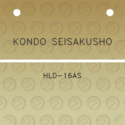 kondo-seisakusho-hld-16as