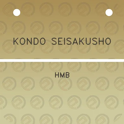 kondo-seisakusho-hmb