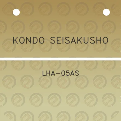 kondo-seisakusho-lha-05as