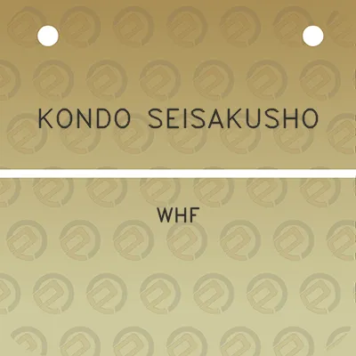 kondo-seisakusho-whf