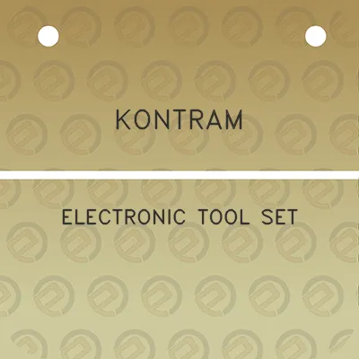 kontram-electronic-tool-set