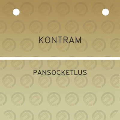 kontram-pansocketlus