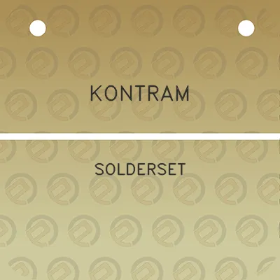 kontram-solderset