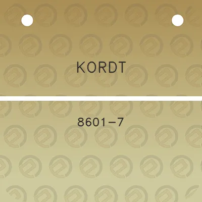 kordt-8601-7