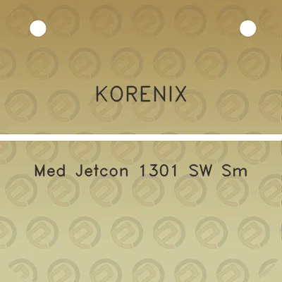 korenix-med-jetcon-1301-sw-sm