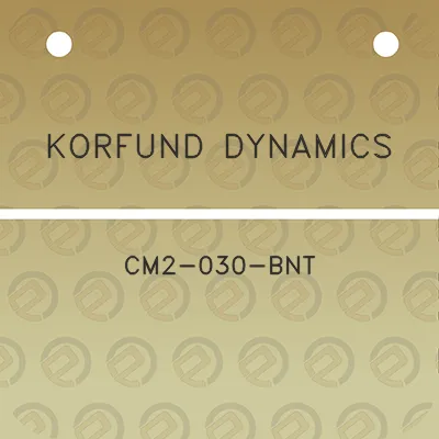 korfund-dynamics-cm2-030-bnt