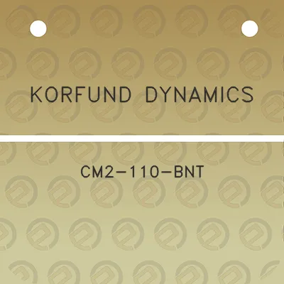 korfund-dynamics-cm2-110-bnt