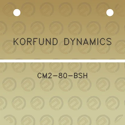 korfund-dynamics-cm2-80-bsh