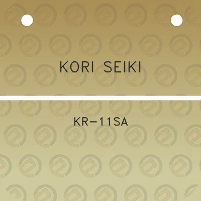 kori-seiki-kr-11sa