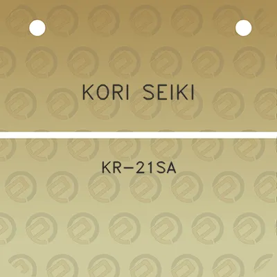 kori-seiki-kr-21sa