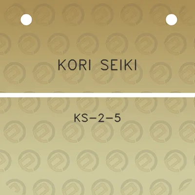 kori-seiki-ks-2-5