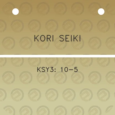 kori-seiki-ksy3-10-5