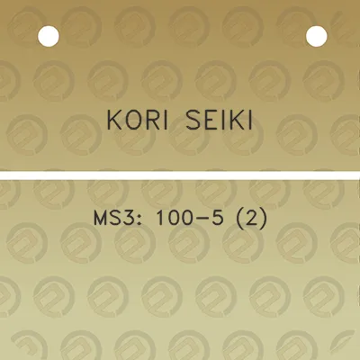 kori-seiki-ms3-100-5-2