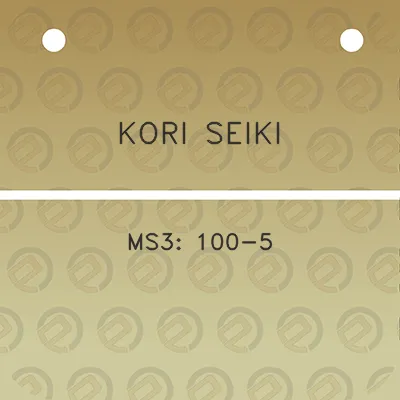 kori-seiki-ms3-100-5