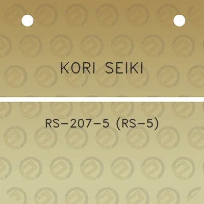 kori-seiki-rs-207-5-rs-5