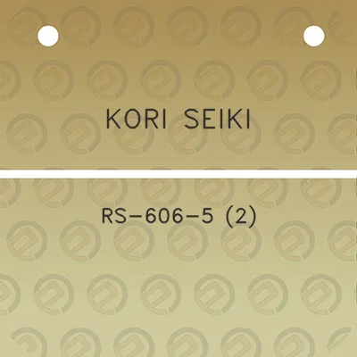 kori-seiki-rs-606-5-2