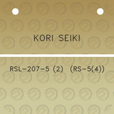 kori-seiki-rsl-207-5-2-rs-54