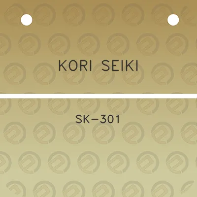 kori-seiki-sk-301