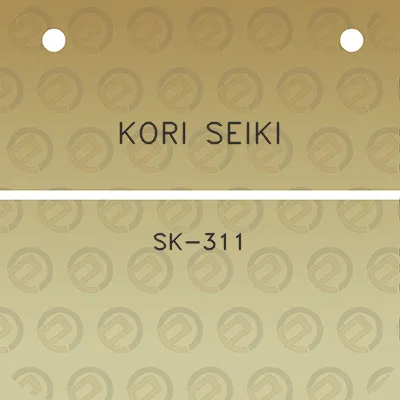 kori-seiki-sk-311