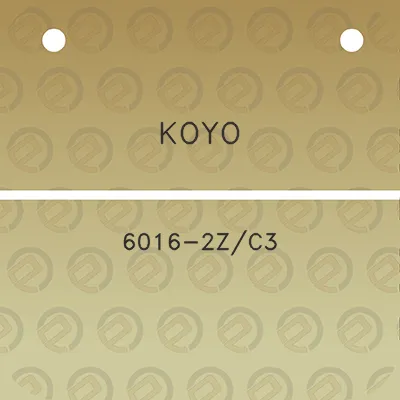 koyo-6016-2zc3