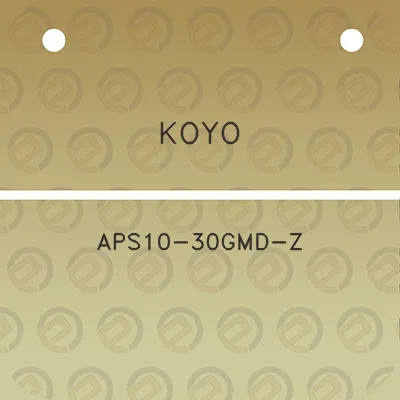 koyo-aps10-30gmd-z