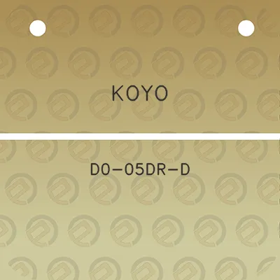 koyo-d0-05dr-d