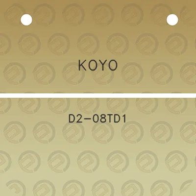 koyo-d2-08td1