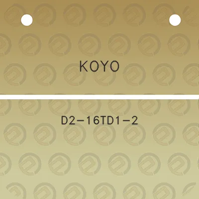 koyo-d2-16td1-2