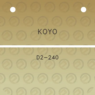 koyo-d2-240