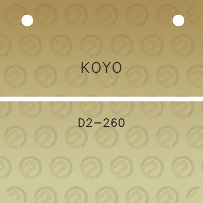 koyo-d2-260