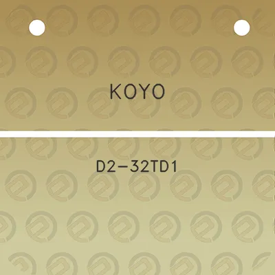 koyo-d2-32td1