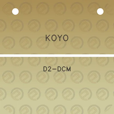 koyo-d2-dcm