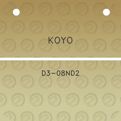 koyo-d3-08nd2